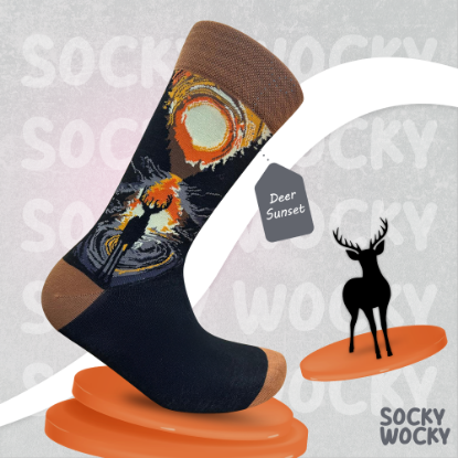 Bild von Deer Sunset