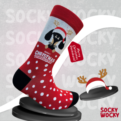 Bild von Merry Christmas Dachshund