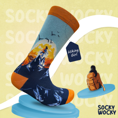 Bild von Hiking Girl / Sunset