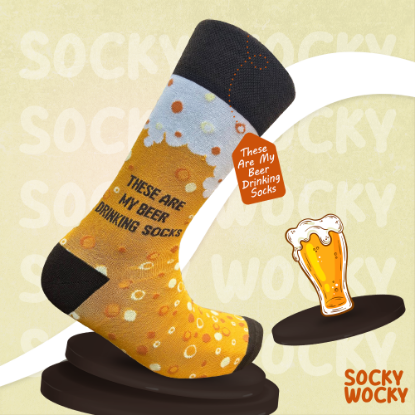 Bild von These Are My Beer Drinking Socks