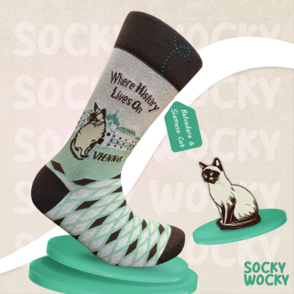 Bild von Belvedere & Siamese Cat